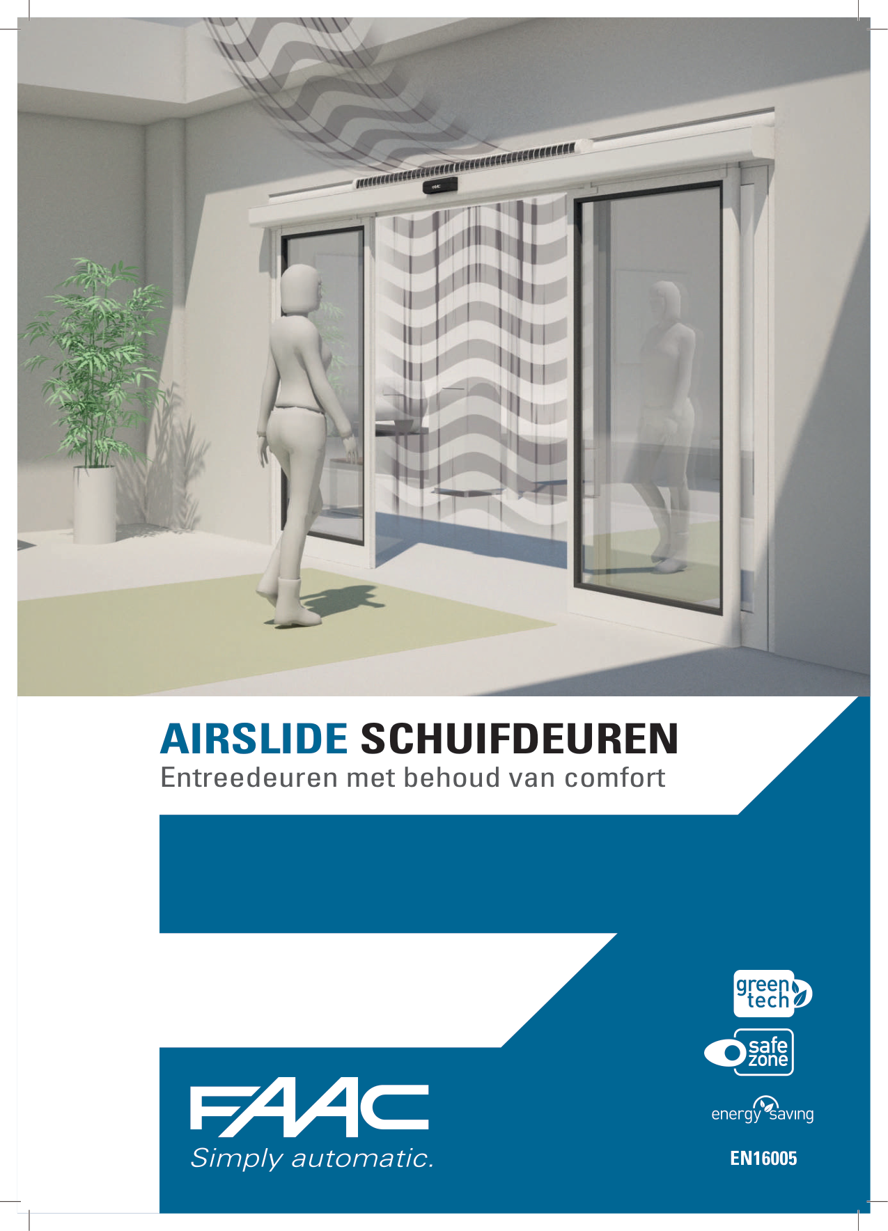 FAAC AIRSLIDE – Luchtgordijn voor schuifdeuren (NL) cover